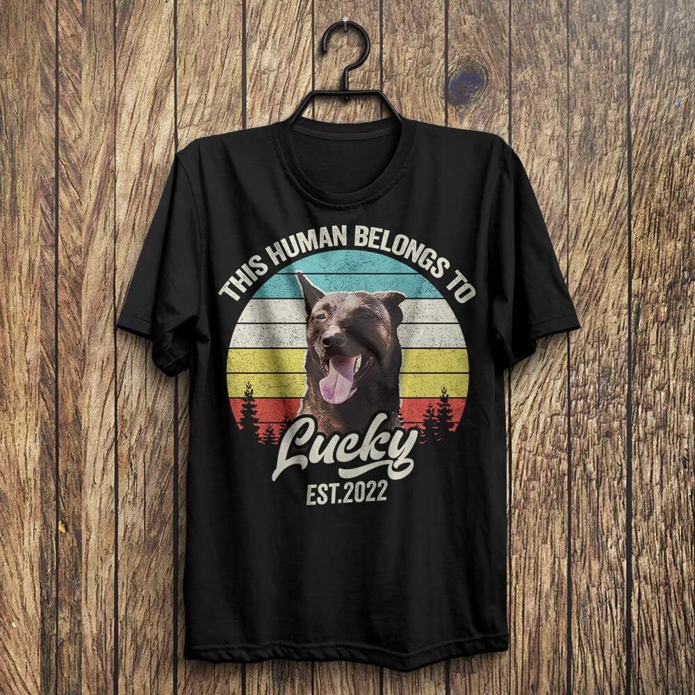 T shirt for Mens Custom Dog Faces T-Shirt, Dog Lover Gifts, Dog Mom Shirt, Lovers, Animal Lover Gifts Shirts Tshirt Graphic Tee Casual Tops Clothes Sh