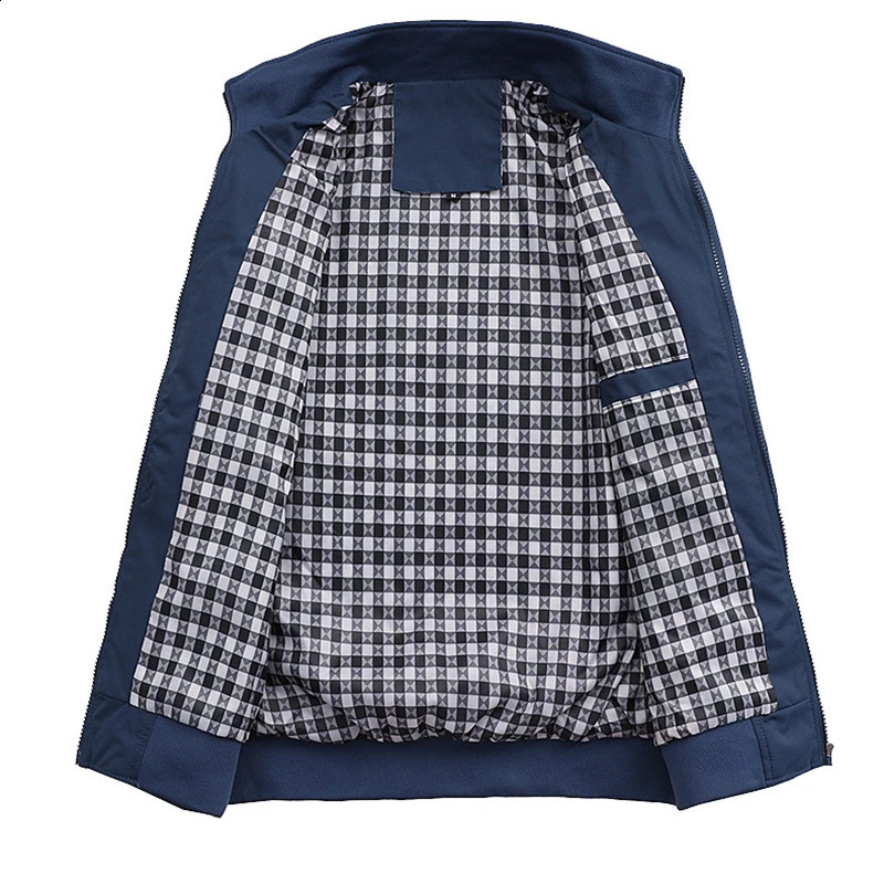 Spring and autumn casual solid fashion ultrathin bomber jacket mens coat arrival baseball M6XL 8XL top 250317