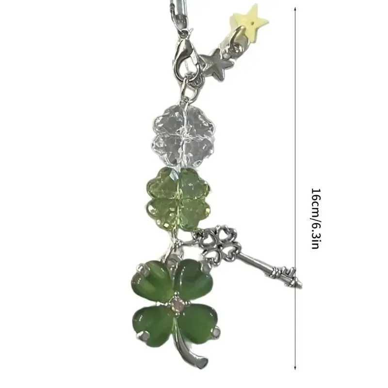 Y2K Handmade Jewelry Bead Keychain Bag Pendant AccESSories Fashion Keychain Phone Chain GiftXJ250319