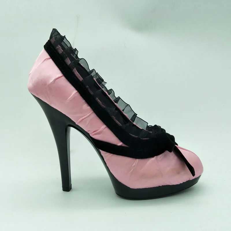 LAIJIANJINXIA New 13CM/5inches PU Upper Fashion Sexy Exotic High Heel Platform Party Women Pumps Pole Dance Shoes D127C250319