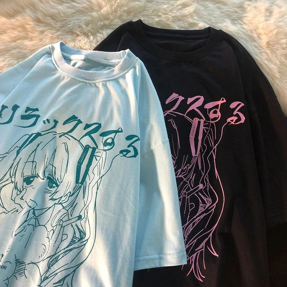 Oversized T-shirt Women Female T-shirt Dark Skull Bones Heart and Lung Print Short Sleeve Streetwear Harajuku Top Woman Clothes 250320