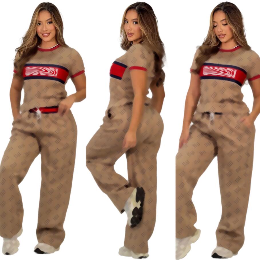 Deisnger G women's luxury tracksuits woman Set tshirts + Pants Women knit Clothes Casual 2pcs sets Outfit Sports Suit jogging suits Sweatsuits Jumpsuits for girls