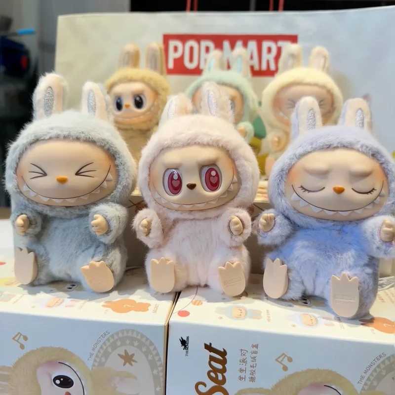 1 1 Replica Labubu has a seat series vinyl pendant doll model toy inventory cute monster keychain made in China with high qualityXJ250319