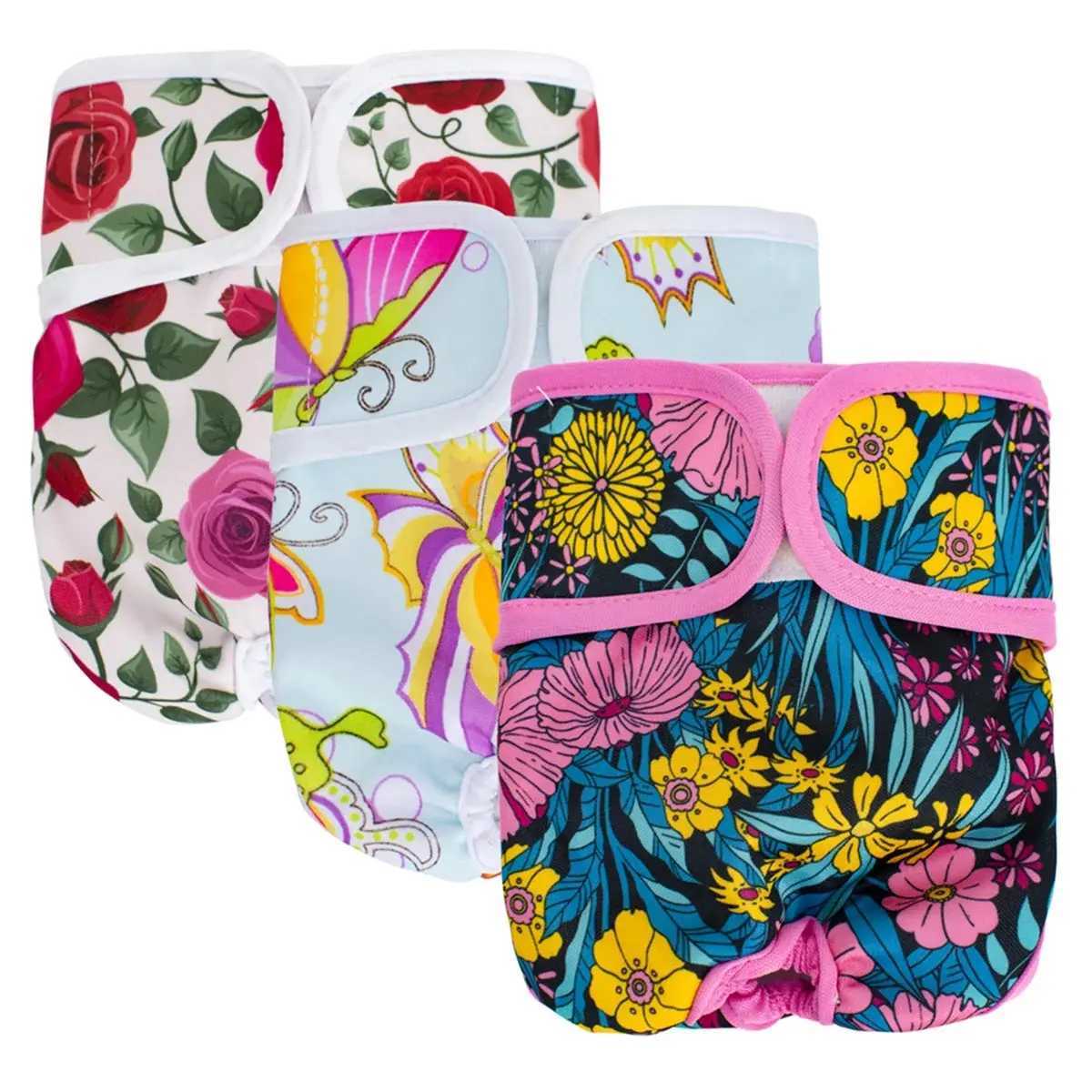 1 piece of reusable washable dog diaper female high absorbency dog diaper - adjustable size dog diaper Y250320