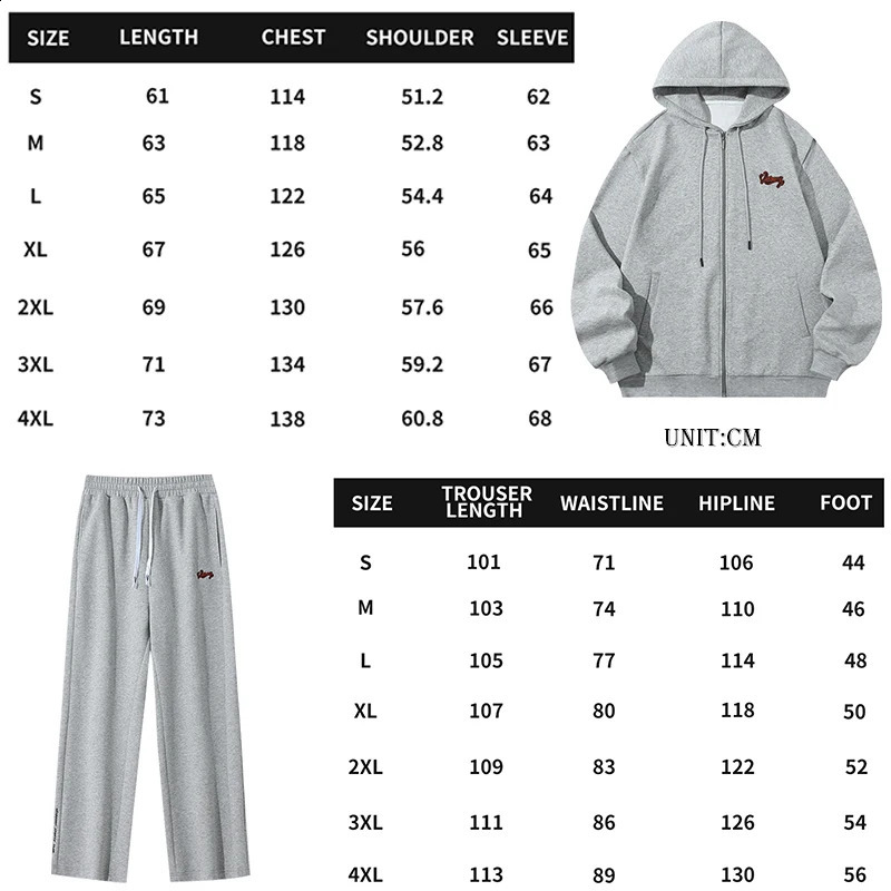 Veidoorn twopiece loose suit casual long sleeved hoodie drag and drop jogging pants set sports shirt Annd 250319