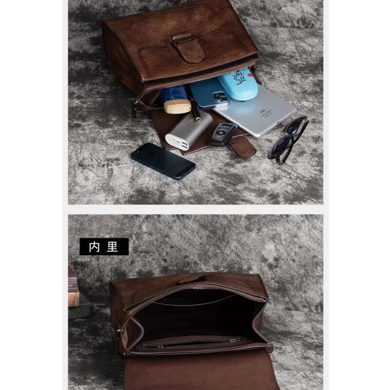 MOTAORA Vintage Genuine Leather Women's For Woman Shoulder Bags 2025 New Hand Painted Ladies Handbag Girls School Bag