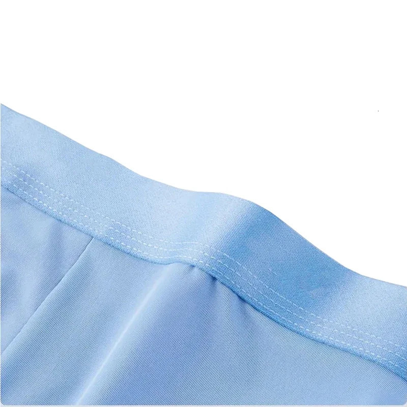 4 piecesbatch mens boxing ice silk graphene underwear breathable ultrathin summer 250320
