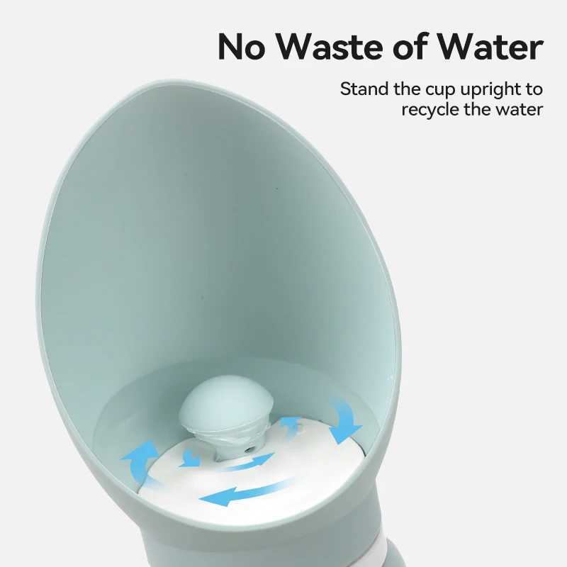 ROJECO Foldable Pet Water Bottle Used for Dogs Cats Outdoor Leak proof Walking Drinking Bowl Soft Silicone Pet Drinking Supplies Y250319
