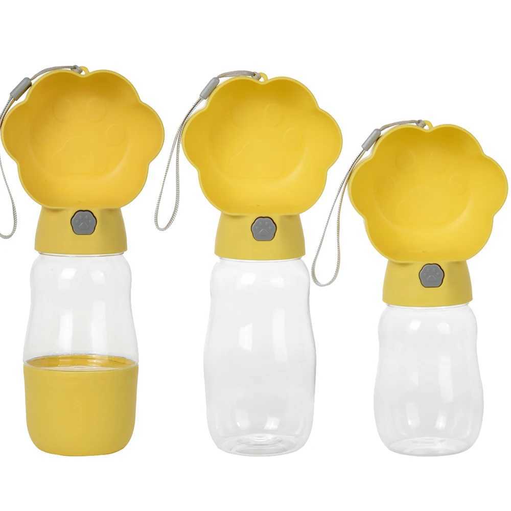 2-in-1 Large Dog Water Bottle Outdoor Travel Portable Dog Drinking Bowl for Small Dog Claw Design Small Dog Feeding Device Pet Supplies Y250319