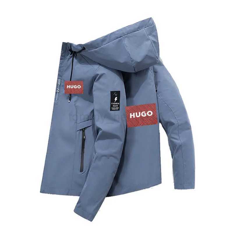 2024 New Spring/Summer Mens Windproof Zipper Jacket Casual High Quality Hooded Base Outdoor SportsW2407247211 2