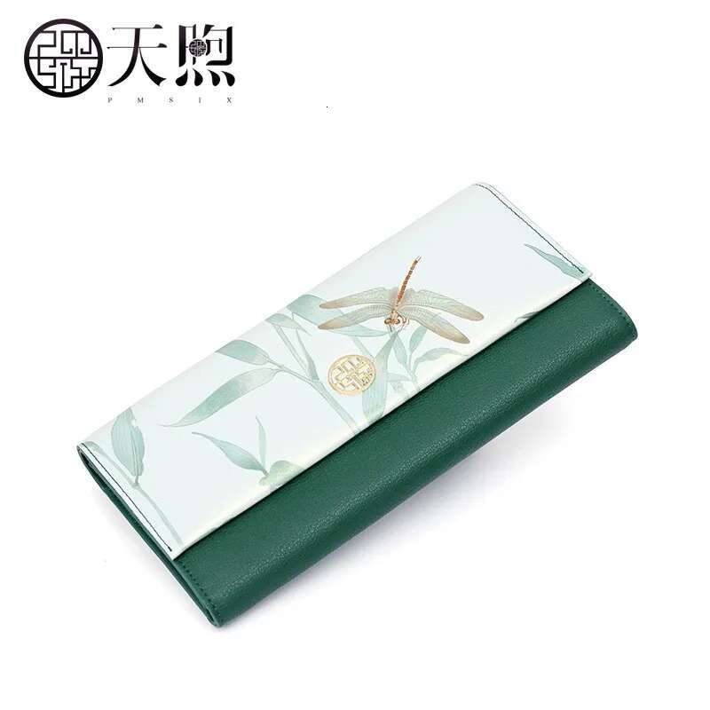 PMSIX Brand 2024 New Wallet Leather Card Elegant Long Women's Designer Handheld Bag Walletp