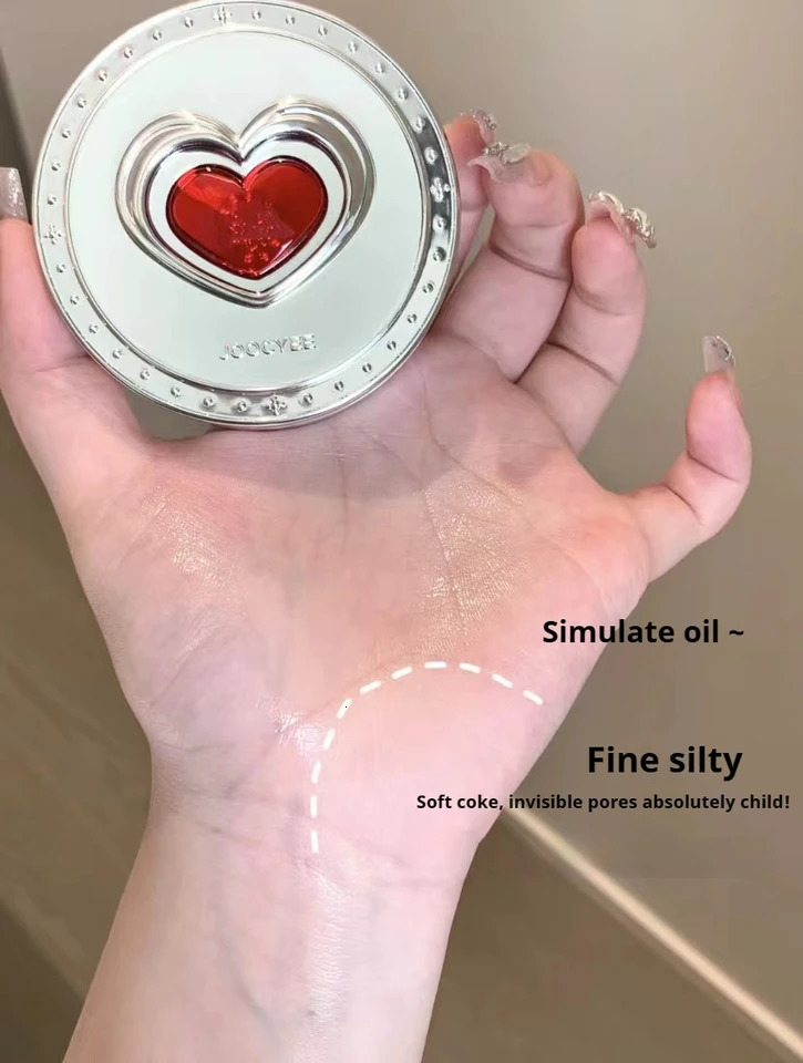 JOOCYEE Gemstone Sand Powder Two tone Makeup Set Mist Matte Ddurable Honey Invisible Hole Oil Control Exquisite 250319