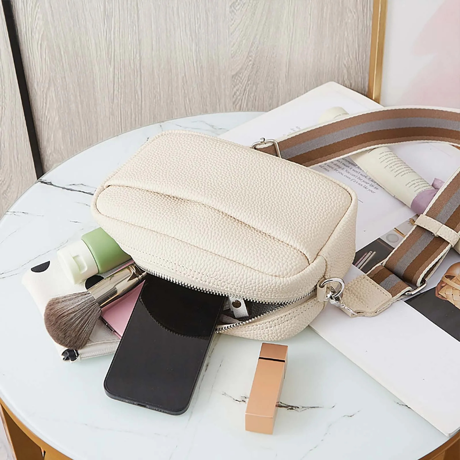 Women Retro Small Messenger Bag 2025 New All-Match Fashion Underarm Bags Classic PU Leather Square Shoulder Handbags For Women R250320