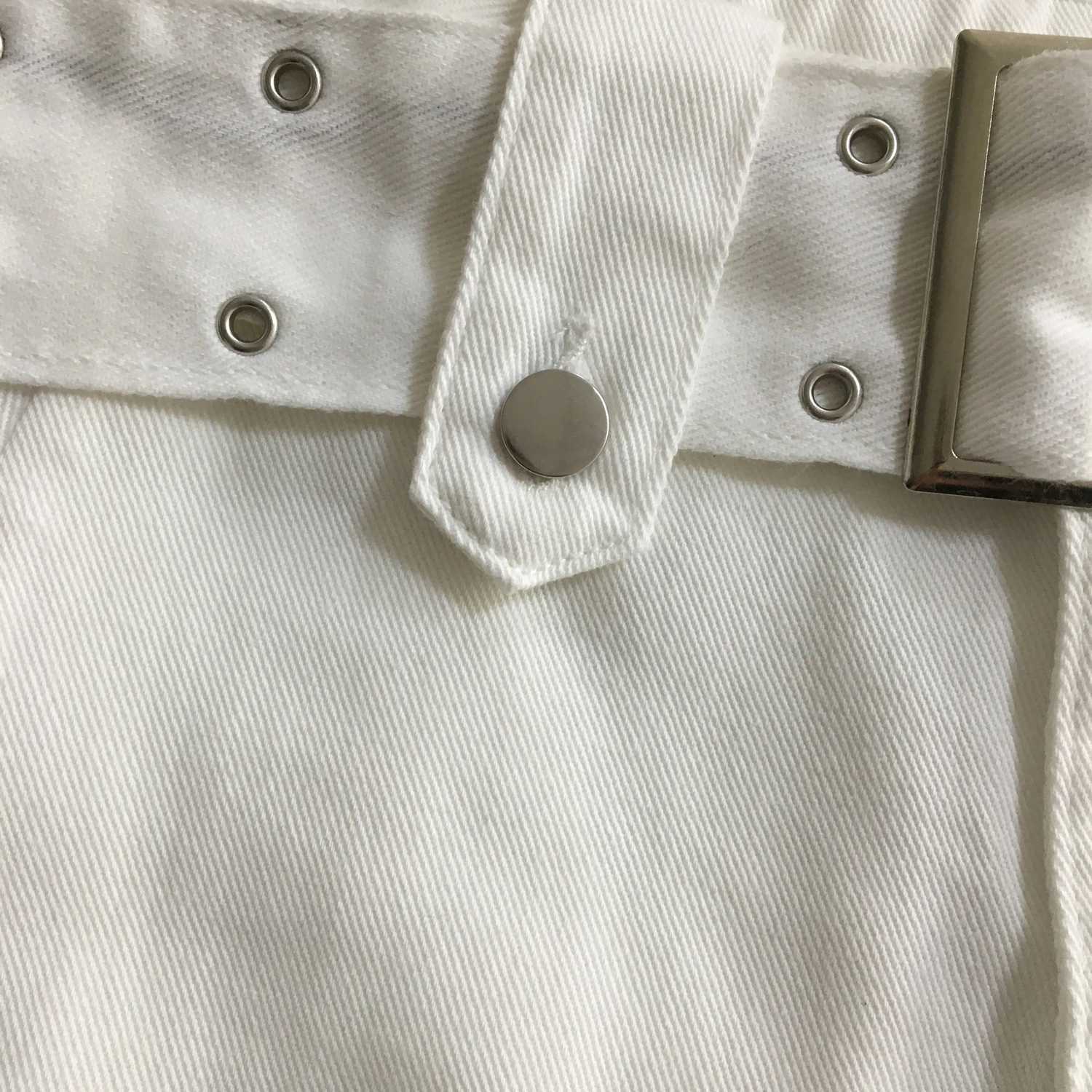 Sexy Short Mini Skirts Denim Women Summer White Skirt with Shorts Y2k Womens Jean Skirt with Belt Vintage Black Faldas BeltedXJ250320