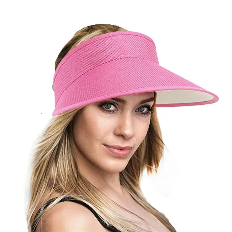Sun Visors For Women Faux Linen Fashion Hats For Women Sports Visor Women hats 250320