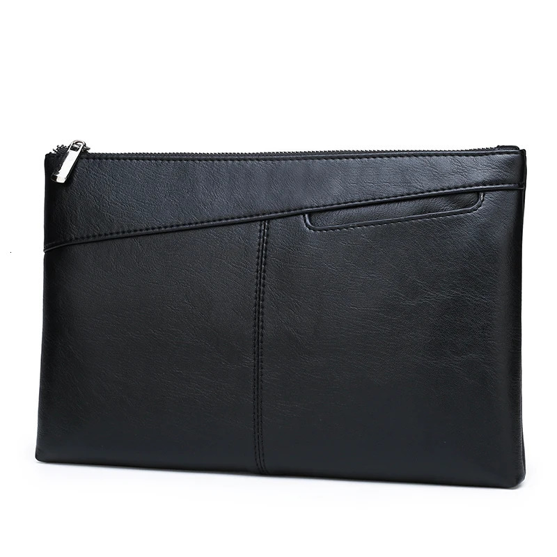 Fashion Business Men Day Clutch Bag High Quality PU Leather Money Handbag Casual Male Cardholder Case Phone Bag 250314