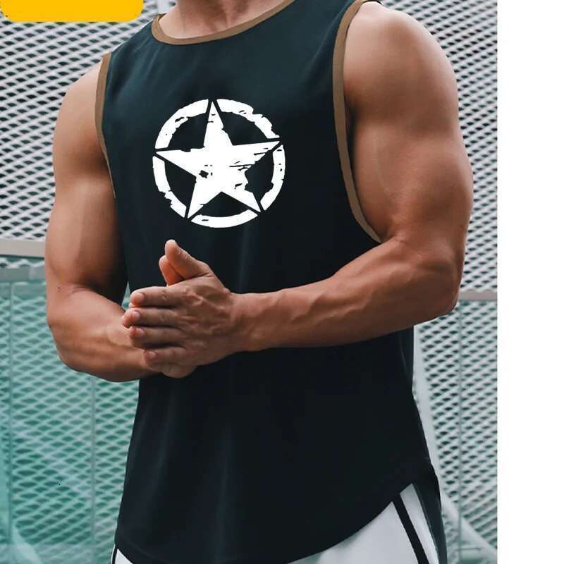 Men's Gym Clothing Quick Drying Sports Clothing Men's Summer T-Shirt Fitness Tanks Male Mesh Basketball Shirt Sleeveless Vest