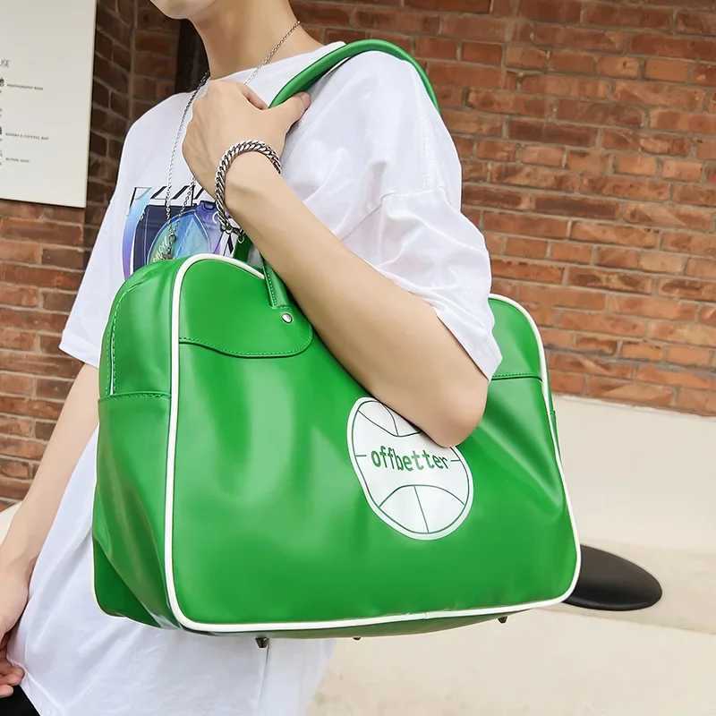 Girls Sports Fitness Yoga Bag Travel Handbag College Students Class Shoulder Bag Luggage Travel Bags for Women Y250319