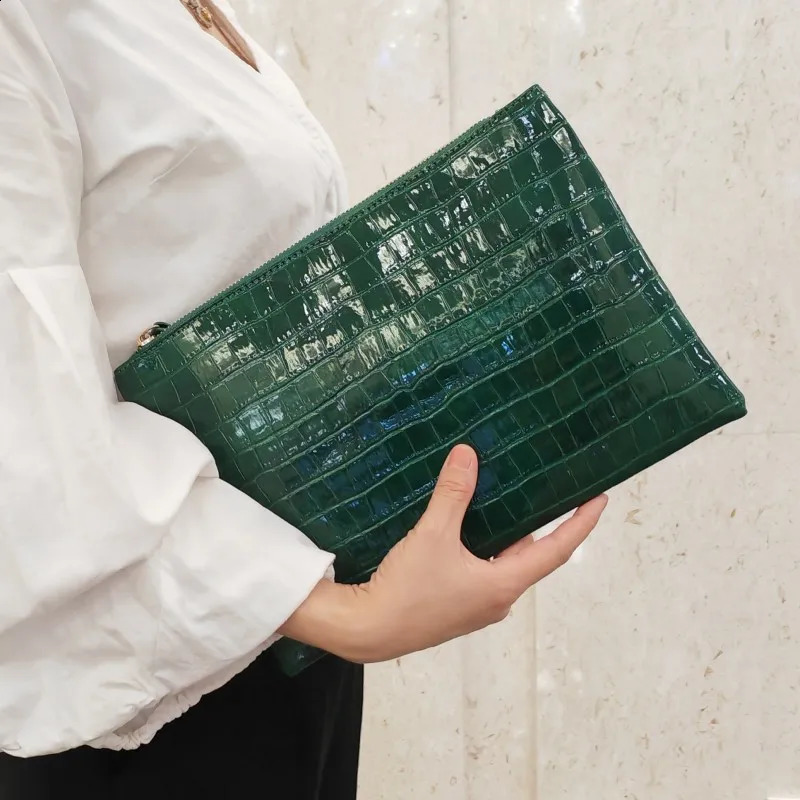 Fashion Womens Envelope Clutch Bag Evening Party Large Handbag PU Leather Mobile Wallet 250317