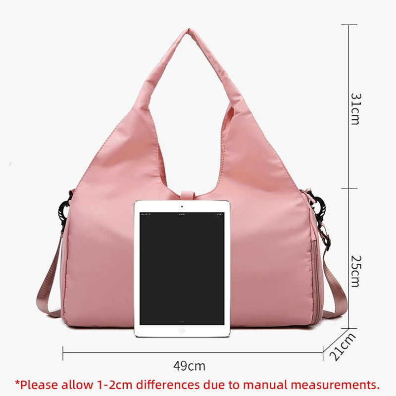 Yoga Mat Gym Bag For Women Sports Handbags Travel Fitness Tote Bag Yoga Swimming Shoulder Bag Large Capacity With Shoulder Strap R250320