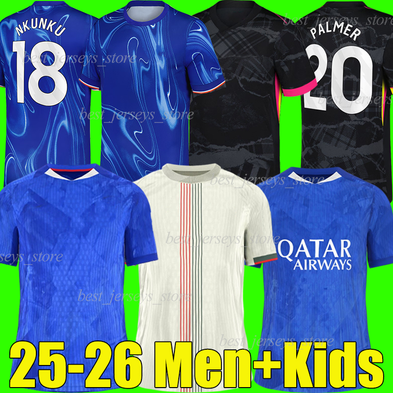 24/2025/26 CFC NKUNKU Soccer Jerseys PALMER N.JACKSON MADUEKE NETO MUDRYK FOFANA MARC GUIU ENZO CUCURELLA TOSIN SANCHO pre-match football shirt men kids Kits sets