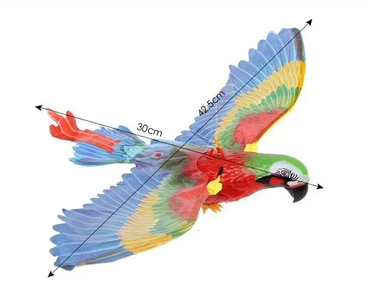 Simulated Bird Interactive Cat Toy Electric Hanging Eagle Flying Teasing Playing Stick Drawing Pet 250320