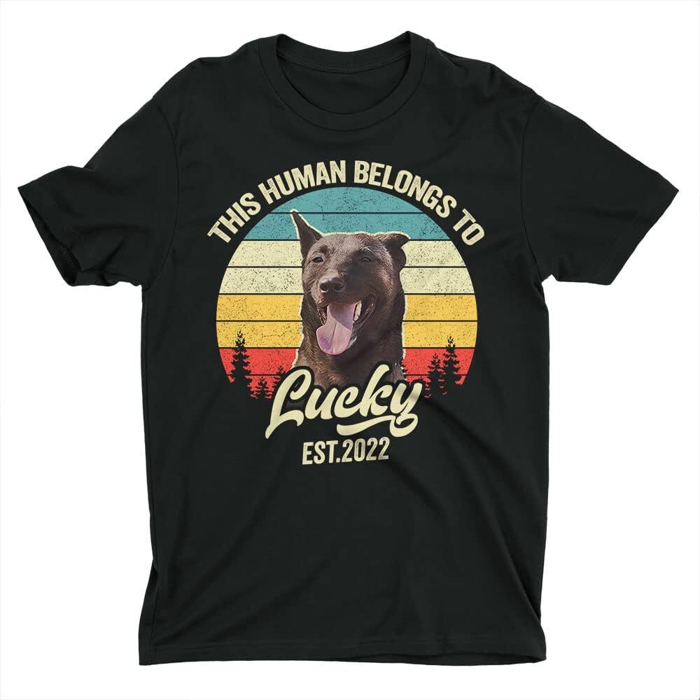 T shirt for Mens Custom Dog Faces T-Shirt, Dog Lover Gifts, Dog Mom Shirt, Lovers, Animal Lover Gifts Shirts Tshirt Graphic Tee Casual Tops Clothes Sh