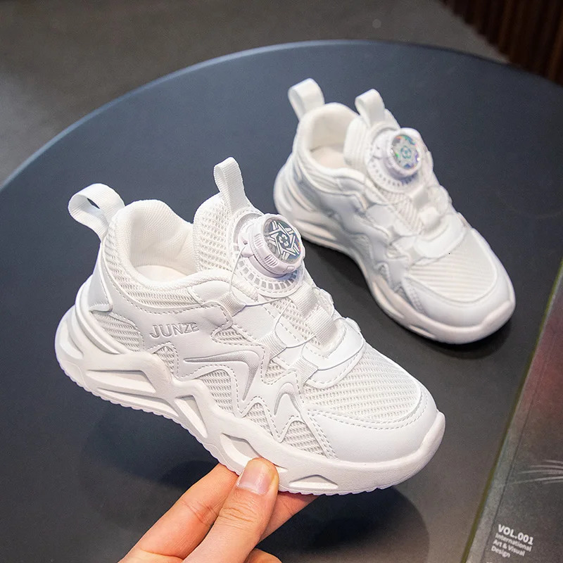 Dads shoes childrens spring fashion Korean version thick soled breathable student sports casual 250319