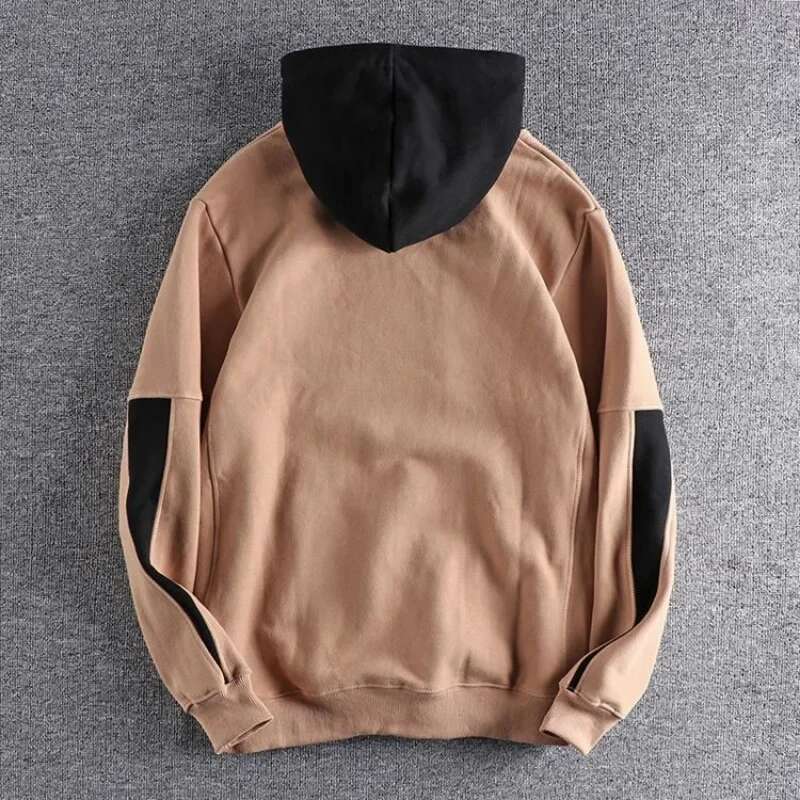 New In Men's Hooded Sweatshirt Haruku Fashion Autumn Overfit Aesthetic Cotton Male Hoodie One Piece Designer 90S Vintage Funny