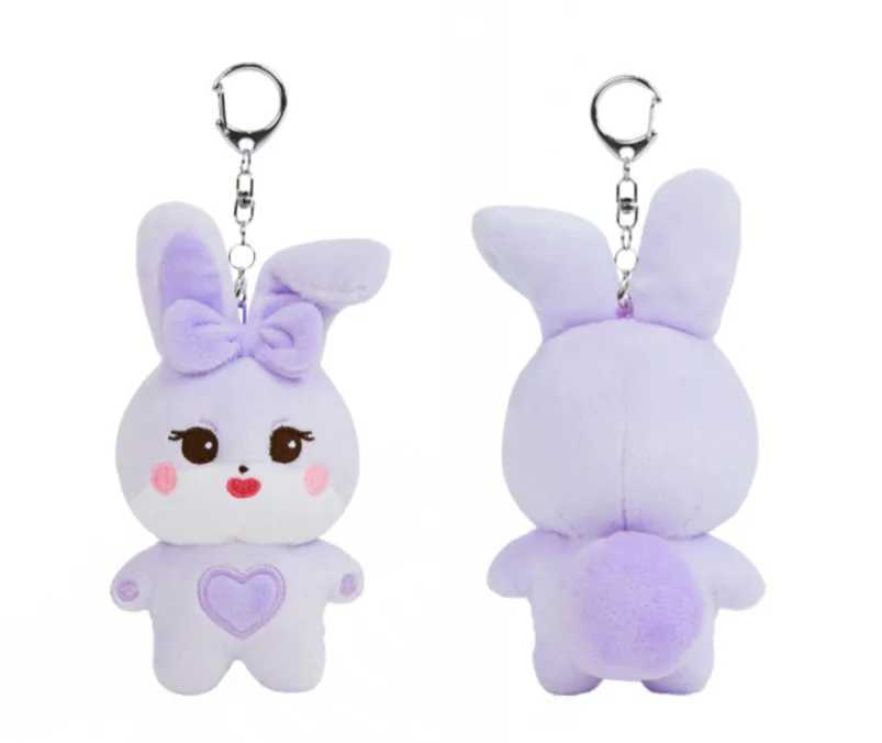 Kpop Pink Album BORNPINK 2022 World Tour Official Plush Keychain Lisa Ross Jenny JISOO Kawaii Stuffed Animal PendantXJ250319