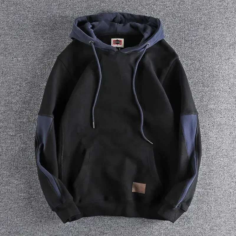New In Men's Hooded Sweatshirt Haruku Fashion Autumn Overfit Aesthetic Cotton Male Hoodie One Piece Designer 90S Vintage Funny