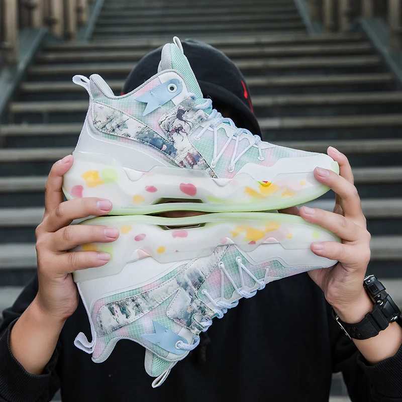Mens shoes outdoor anti slip basketball shoes comfortable and lightweight sports shoes mens leather casual shoes high-quality tennis shoesW250320