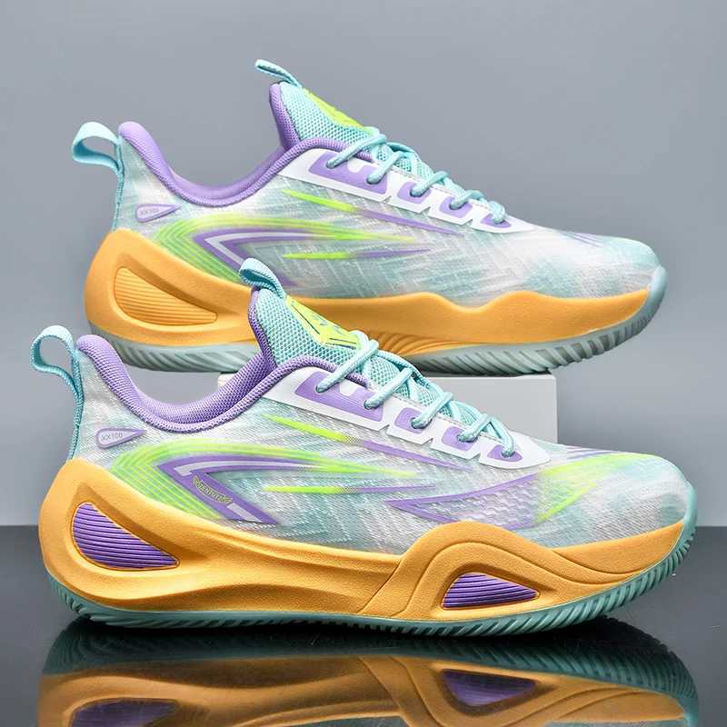 Mesh Breathable Mens Basketball Shoes for Women Durable Performance Basketball Sneakers Men Outdoor Leisure Sports Shoes 35-45W250320