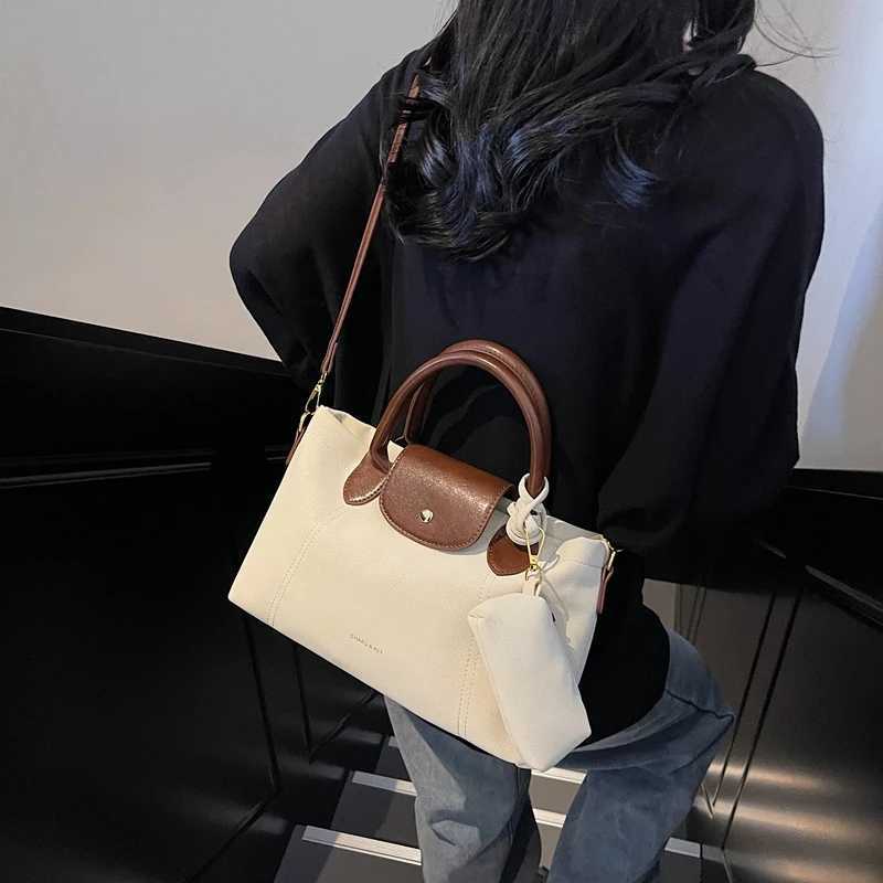 Fashionable retro cross body handbag womens textured bag luxurious solid color party and casual wallet Y250319