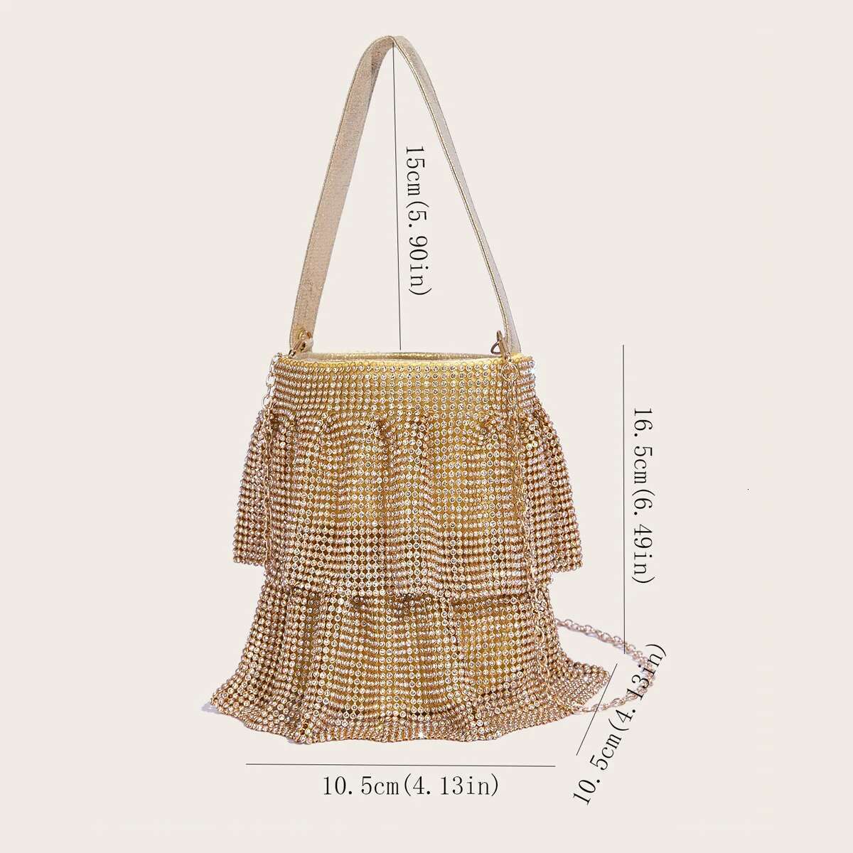 Rhie Evening Bg Purse Bucket Dia Shoulder Bag For Women Party Club Wedding Prom Clutch And Handbags