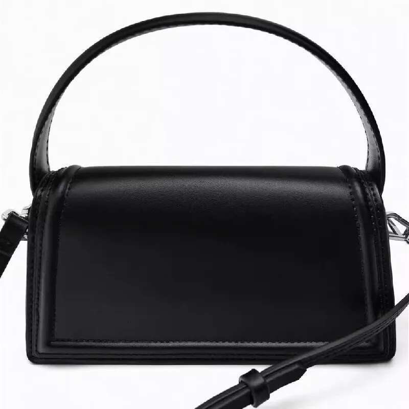 Vintage Leather Crossbody Bags For Women 2024 Designer Female Small Flap Shoulder Underarm Bag Armpit Handbags And Purses