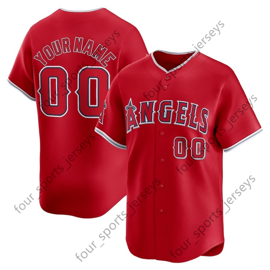 Angels Baseball Jersey 27 Trout 23 Drury 6 Rendon 66 Garcia 21 Thaiss 16 Moniak Custom ANY NAME