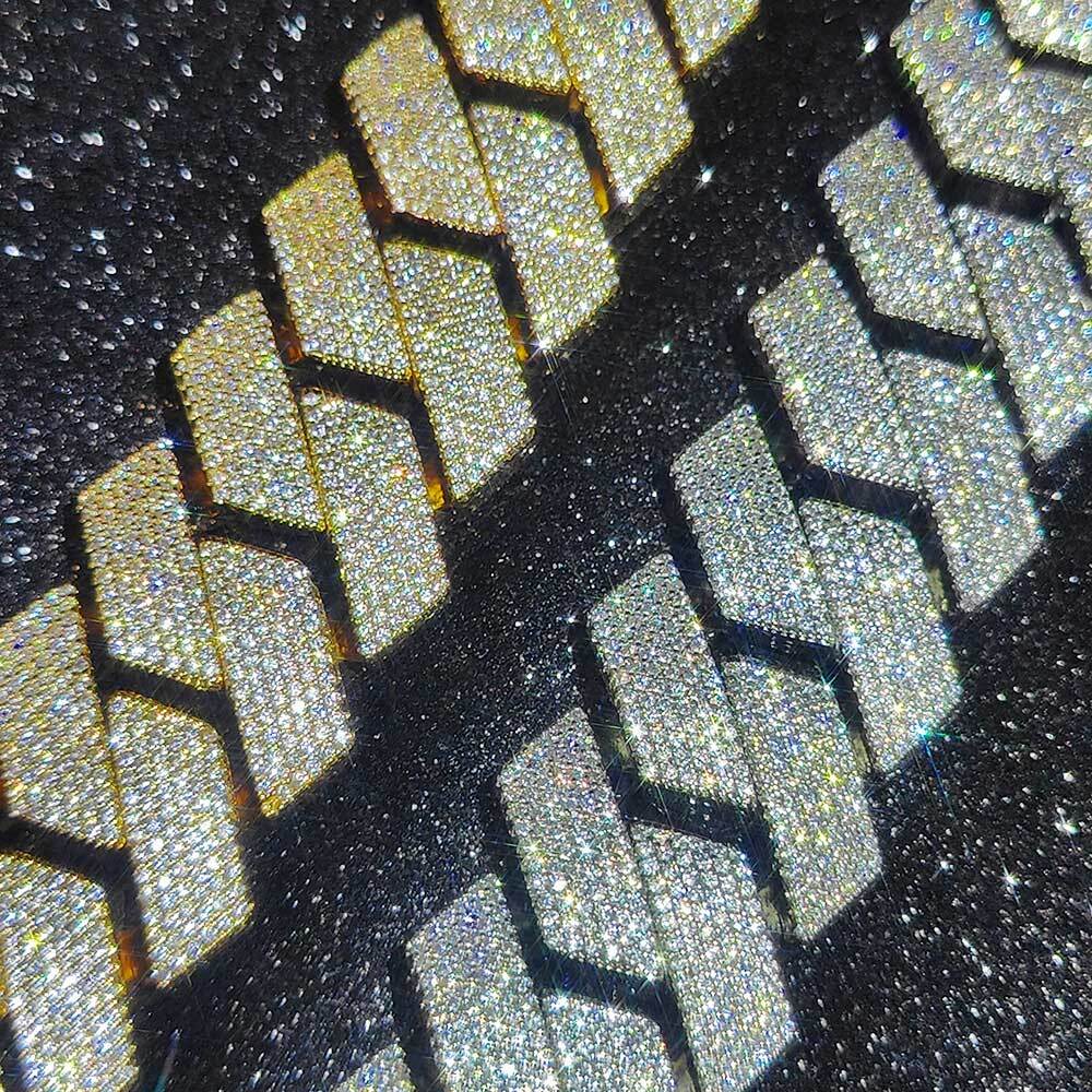 Hip Hop Jewelry High Quality Diamond Necklace 25mm 6 Rows CZ Cuban Link Chain Bling Big Heavy Iced Out Chain Necklace For Men