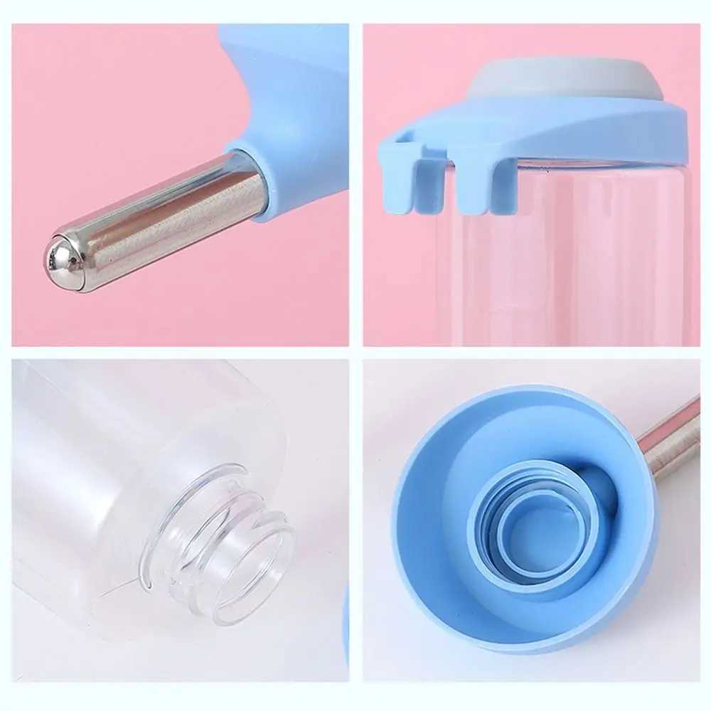 350/500ml automatic drinking fountain pet dog Guinea pig squirrel rabbit licking hanging water dispenser bottle Y250319