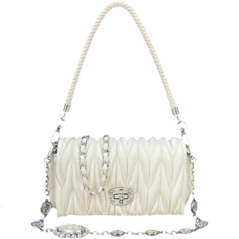 Niche New Autumn Women's Fashion Diamond Square Single Shoulder Diagonal Cross Chain Small Bag