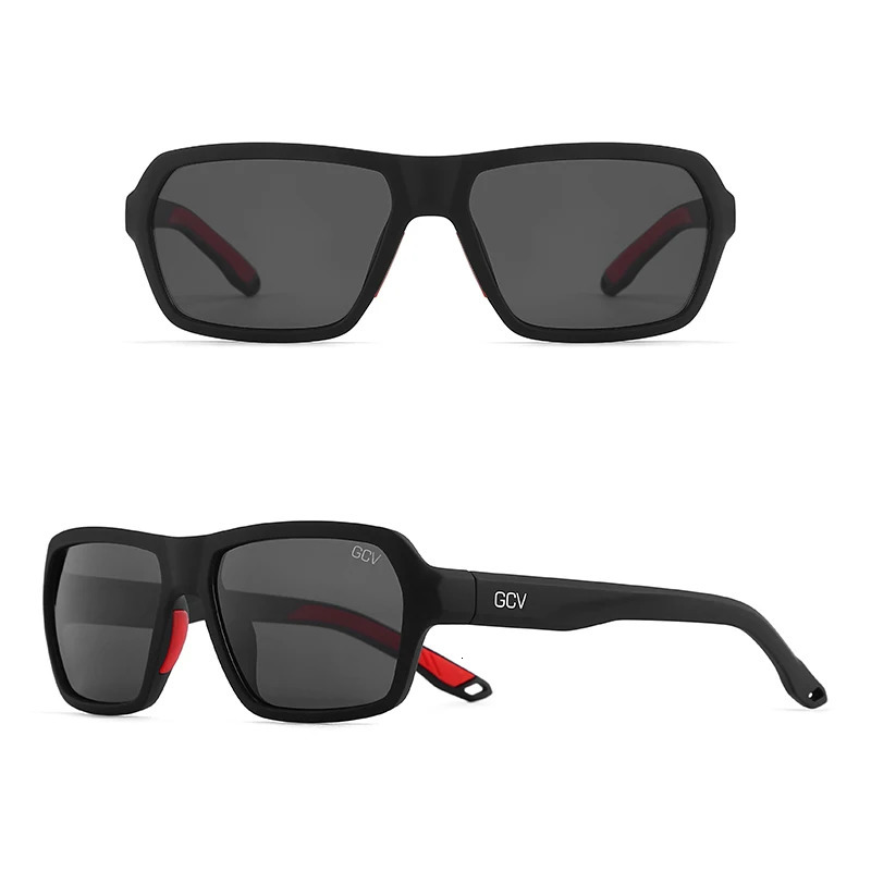 GCV Professional Fishing Driving Cycling Sports Goggles Polarized Sunglasses Square Rectangle Men Women UNISEX TR90 250318