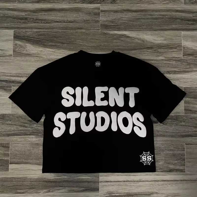 Fashion brand letter cartoon printing oversized short sleeved mens Y2k Harajuku hip-hop retro loose casual T-shirt for womenT250320