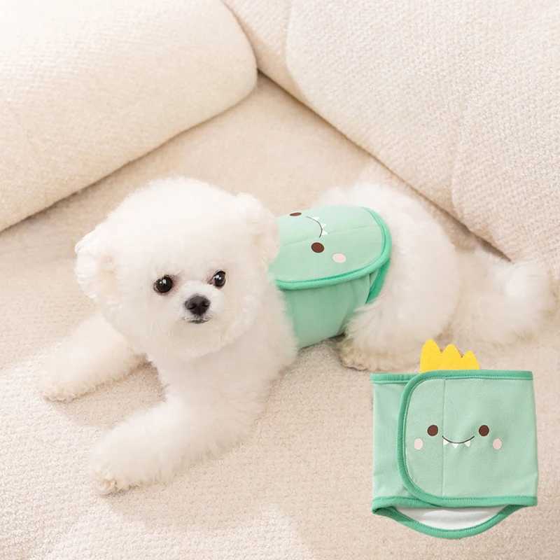 Reusable Dog Diapers Washable Pet Physiological Pants Adjustable Sanitary Panties Male Dogs Panties Shorts Courtesy Pants Y250320