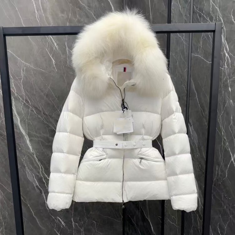 M Home 2024 New Large Hairy Collar with Mengkou Correct Version, Trendy and Fashionable Versatile Down Jacket