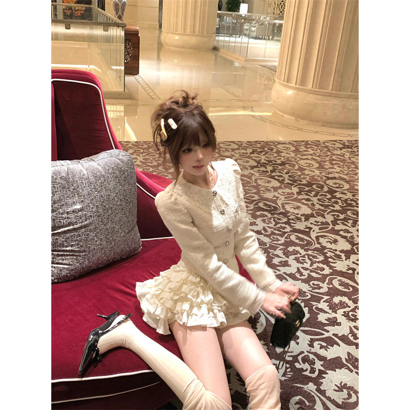 F3181Elegant Korean Rich Girl Jacket for Autumn - Premium Lookalike