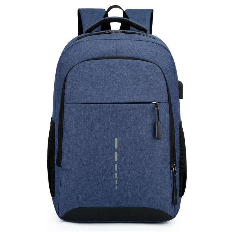 Classic Waterproof USB Charging Casual Men Large Capacity Travel Laptop Backpack School Bag
