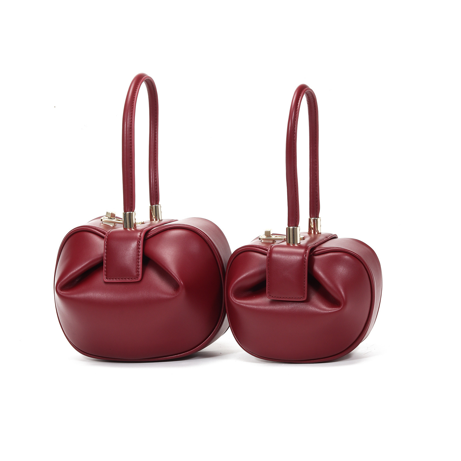 New Shoulder Korean Genuine Leather Fashion Dumplings Wonton Women S Bag Bags Shoulder Bags
