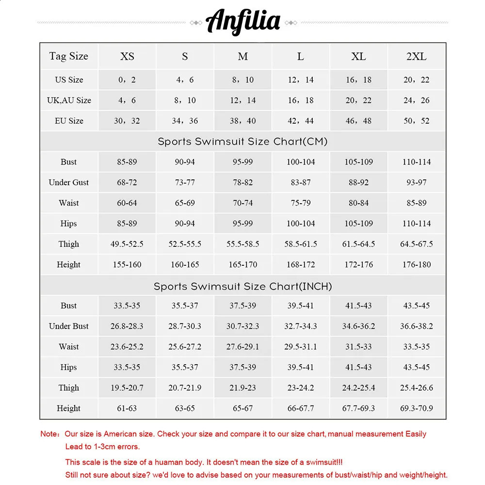 Anfilia womens onepiece sports swimsuit solid Uneck high elasticity racing boy leg professional training 250312