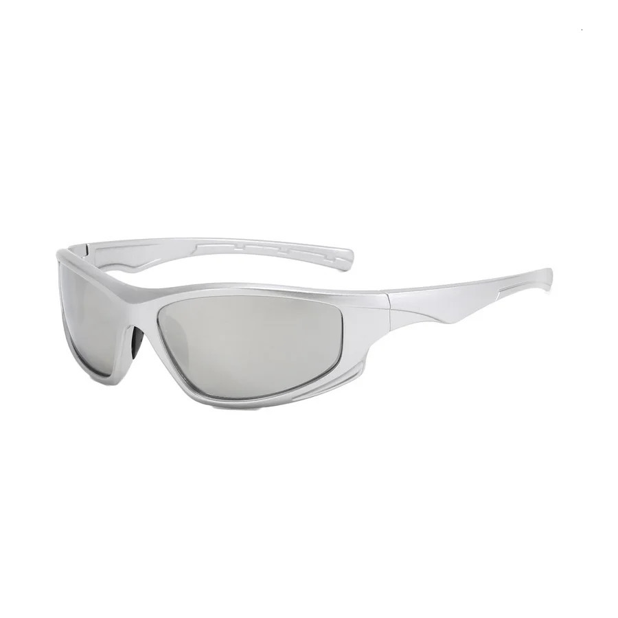 Fashion Y2k Style Wrap Around Mens Sunglasses Daily Outdoor Sports Street Decorative Glasses 250320