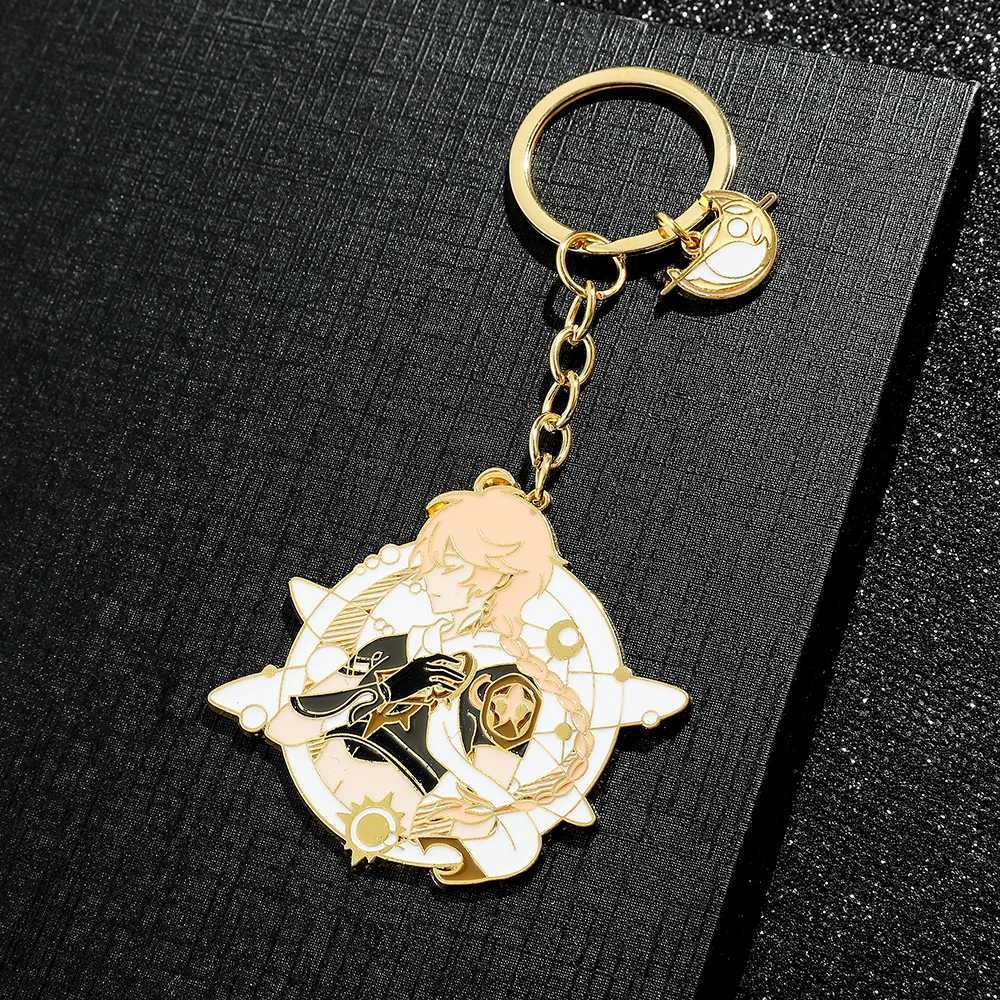 Genshin Impact Ethereum Keychain Kawaii Image Pendant Keychain Fan Collection Jewelry Christmas GiftXJ250319